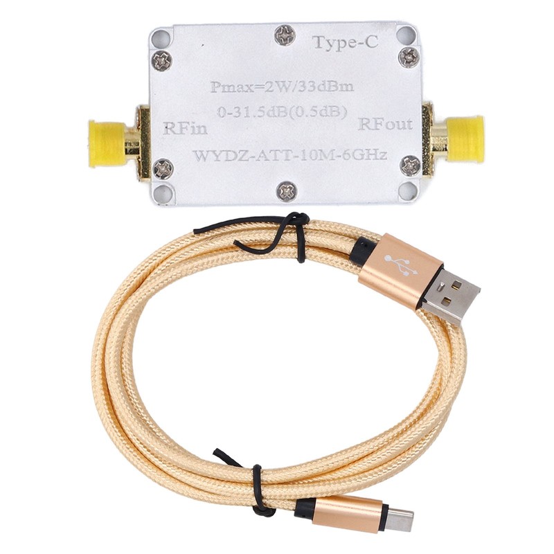 SMA Female 2W Digital Attenuator High Gain 10M‑6GHZ For CNC Excellent gallery
