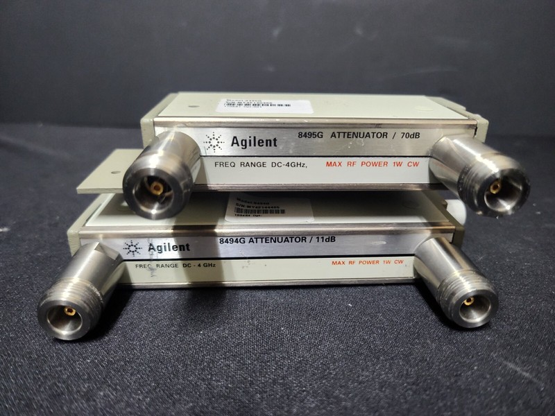 Agilent 8494G +8495G: Program Step Attenuator DC-4Ghz (0496) (4465)