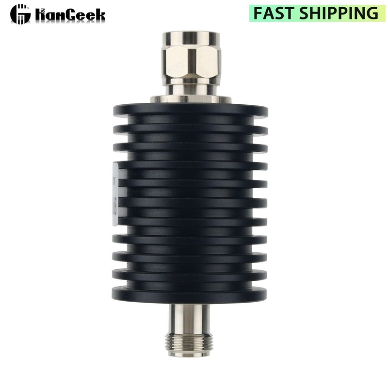 N Type 50W 30DB 4G RF Attenuator Coaxial Fixed Attenuator with N-JK Connector gallery