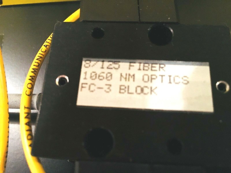 PERFECT GENERAL FIBRE OPTICS MODEL 85-21-FC-3 OPTICAL VARIABLE ATTENUATOR gallery
