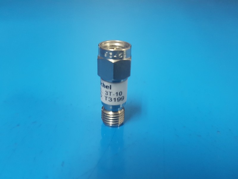 Weinschel 3T-10: Coaxial RF Attenuator, DC-12.4GHz, 10dB, SMA(M-F) (T3199) gallery