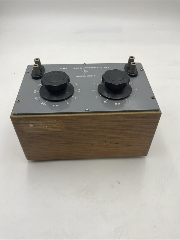 HP Model 350A 5 Watt 500 Ohm Attenuator Set NO.1405 !!! S1 gallery