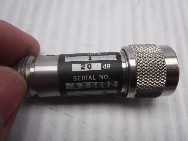 Lucas Weinschel 93459 Cage Model 1 Attenuator Connector 20 dB gallery