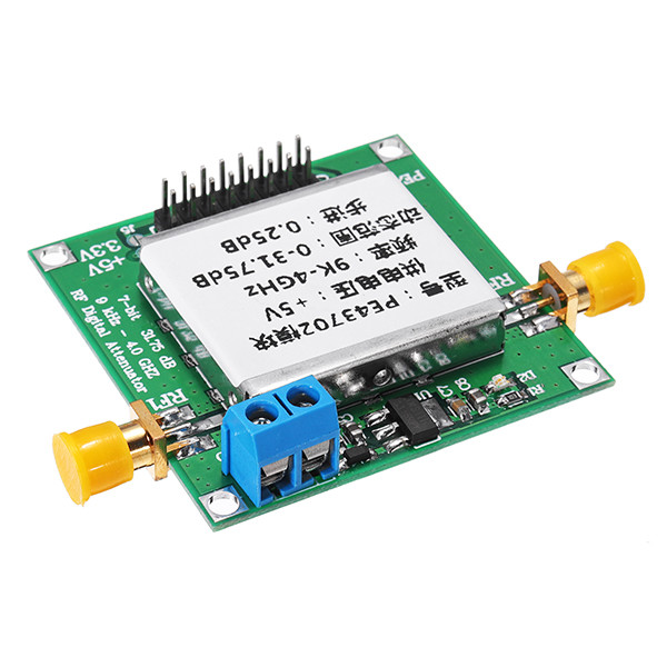 PE43702 +MCU +OLED 9K-4GHz 0.25dB 31.75dB Digital RF Attenuator Module gallery