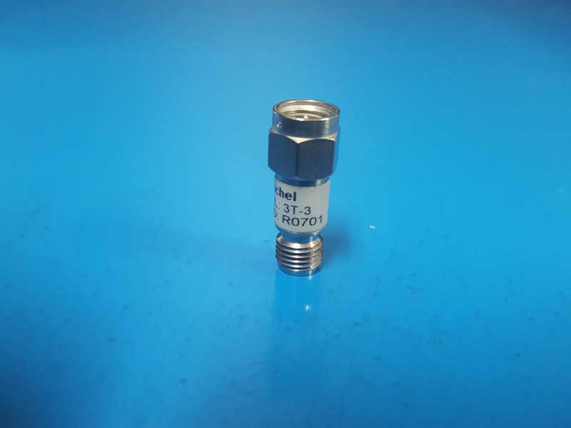 Weinschel 3T-3: Coaxial RF Attenuator 2 W, DC-12.4 GHz (R0701) gallery