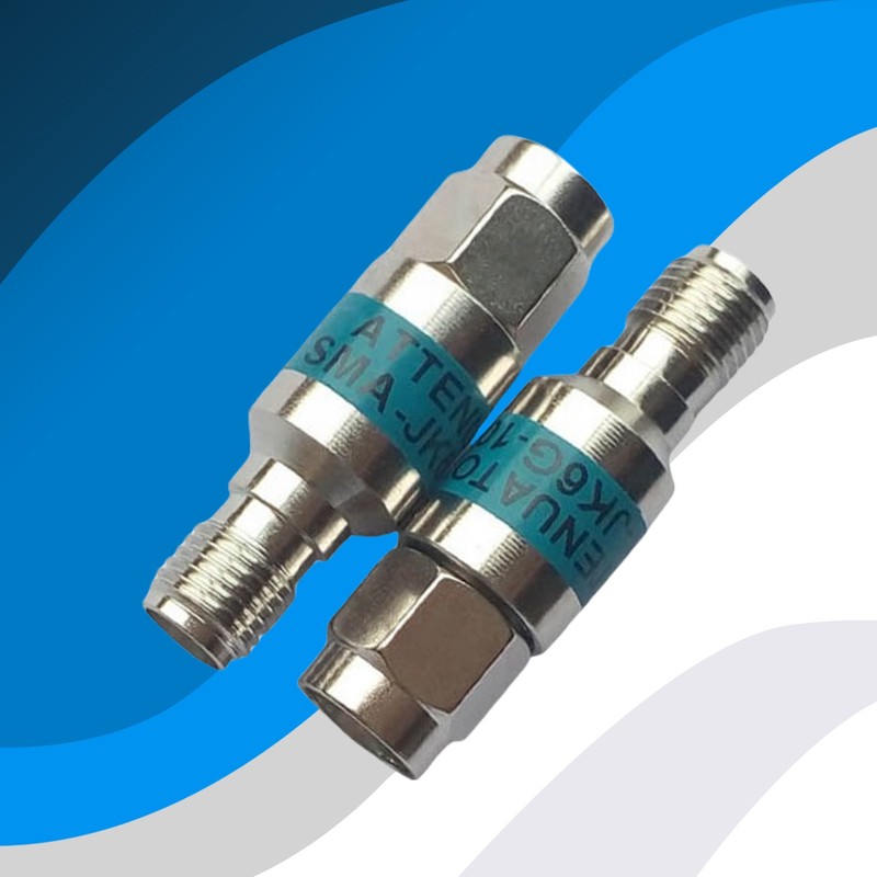 SMA Male to Female Coaxial Attenuator 2W 0-6GHz 50Ω 1/2/3/5/6/8/10/15/20/25/30dB gallery