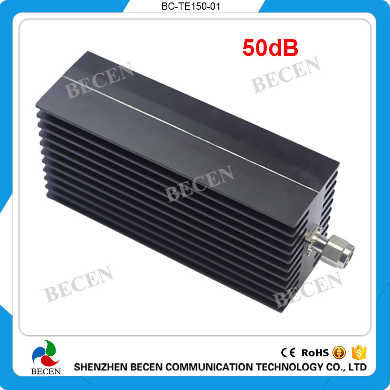 rf Attenuator 150W N-JK Attenuator DC-3GHz N Connector 50ohm Attenuator 50db