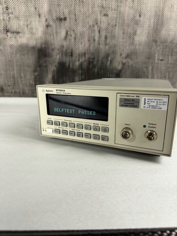 Agilent 8156A Optical Attenuator 1310/1550nm SM Option 101 Guaranteed ShipsFAST gallery