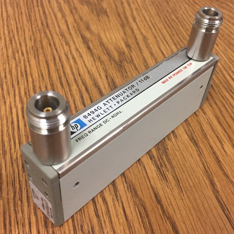HP 8494G Programmable Step Attenuator, DC to 4 GHz, 0 to 11dB gallery