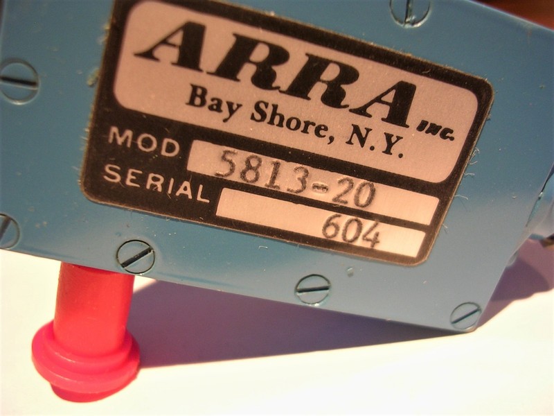 NEW (NOS) ARRA INC. VARIABLE RF ATTENUATOR 4-8 GHz MODEL 5813-20 gallery