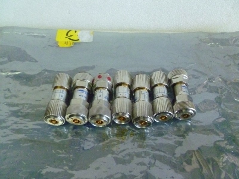LOT OF 7 MIDWEST MICROWAVE MOD 220 ATTENUATOR