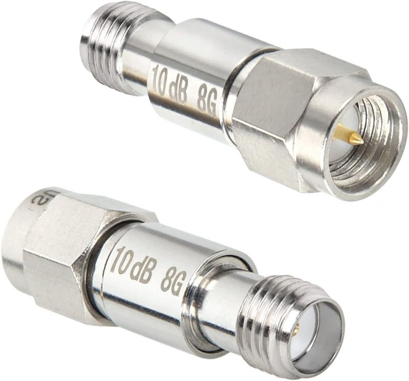 OEM RF SMA 10db Male to SMA Female Coaxial RF Attenuator DC 8GHz 1-50dB Constant gallery