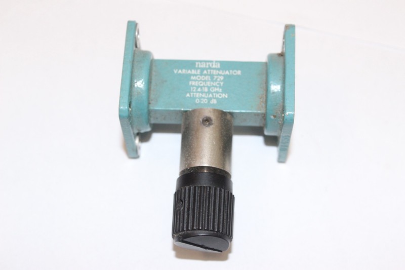 NARDA 729 Variable Attenuator 12,4-18 GHz, 0-20 dB, waveguide WR-62 gallery