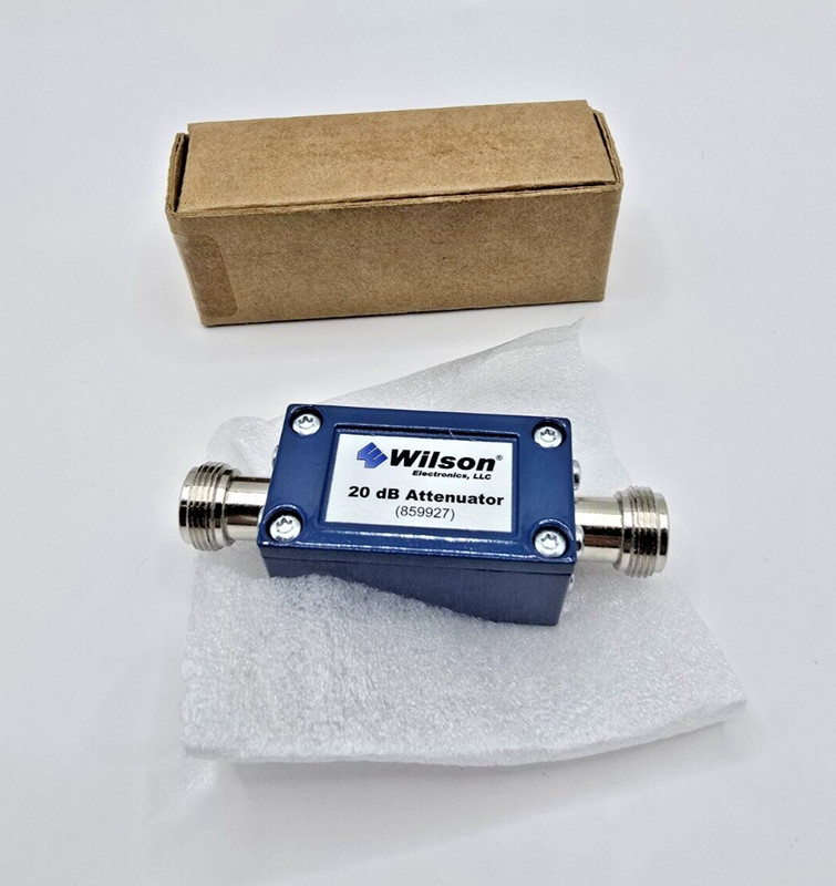 [Wilson 859927] 20dB Cell Signal Attenuator Booster Amp, N-Female Cellular Phone