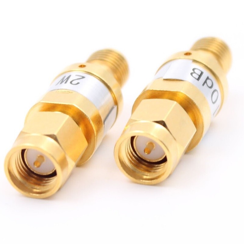 1PC 10dB SMA Fixed Attenuator DC - 18GHz 2Watts RF Attenuator SMA Male to Female gallery
