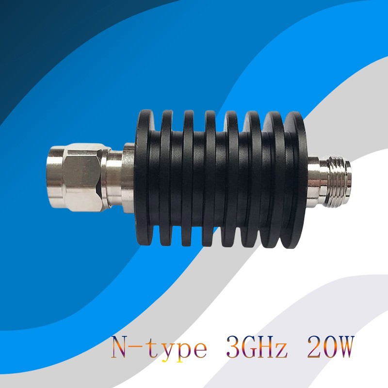 OEM 20W N Type RF Attenuator DC-3GHz 50 Ohm Fixed Coaxial Attenuator N Connector gallery