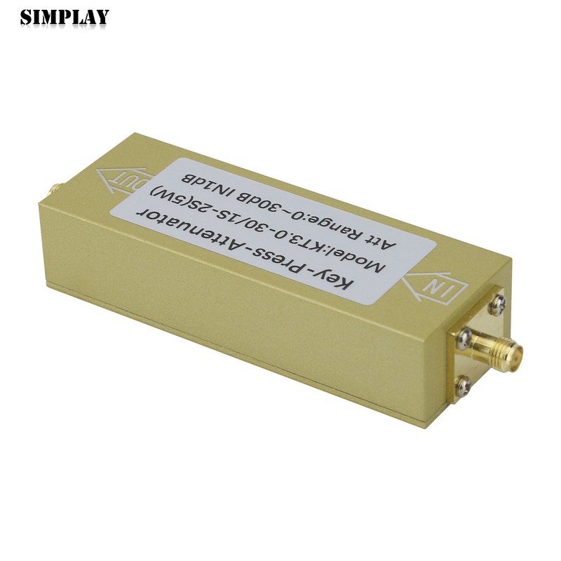 0-30dB 0-3GHz SMA RF Adjustable Attenuator 5W 1 DB Step-up Attenuator gallery