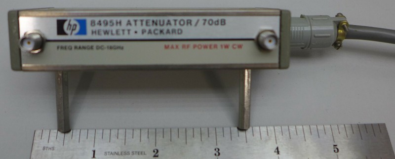 Agilent/HP 8495H Programmable Attenuator DC-18 GHz 70 dB 24VDC - Tested!