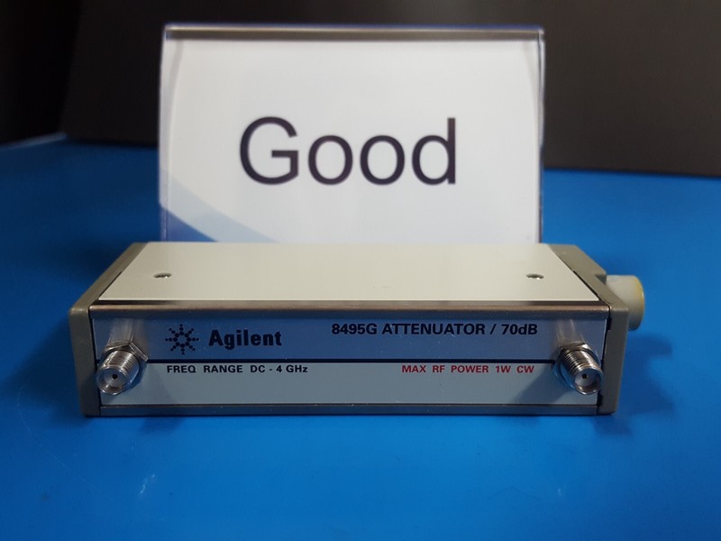 Agilent 8495G: Program Step Attenuator DC-4Ghz 70 dB, W/Opt. 002 011 (0316)