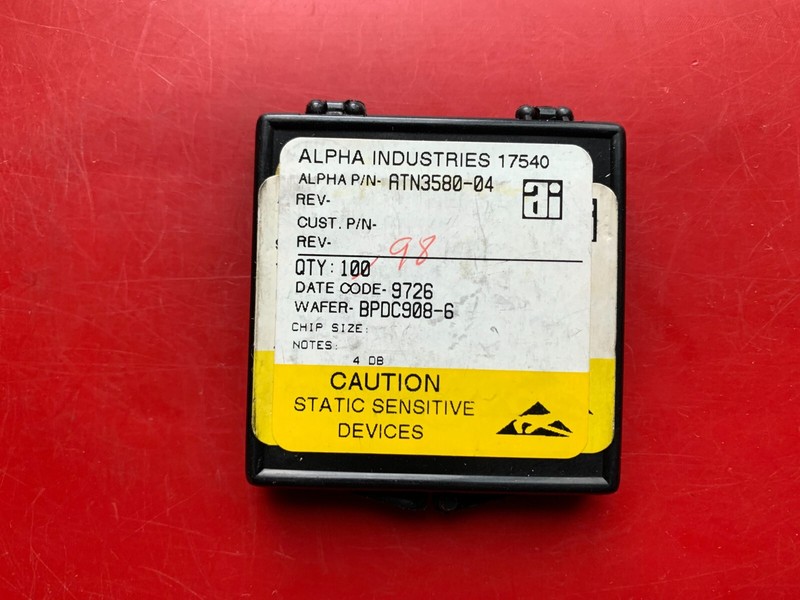 98x ATN3580-04 ALPHA INDUSTRIES RF ATTENUATOR 4DB MODULE CHIP STYLE