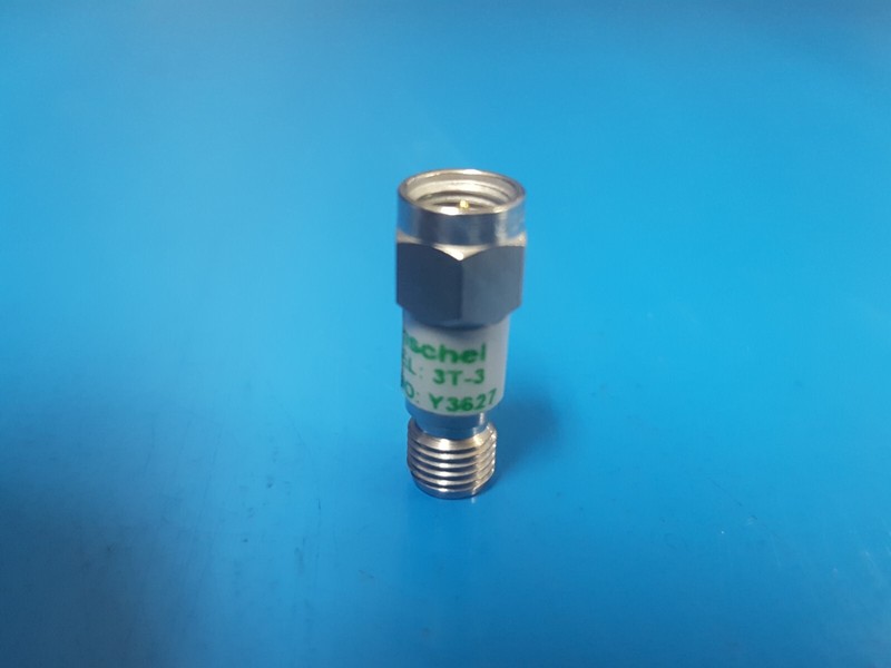 Weinschel 3T-3: Coaxial RF Attenuator 2 W, DC-12.4 GHz (Y3627) gallery