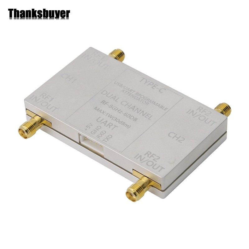 LF-8GHz Dual CH RF Attenuator Module SMA Female+Offline Main Control Module+TTL gallery