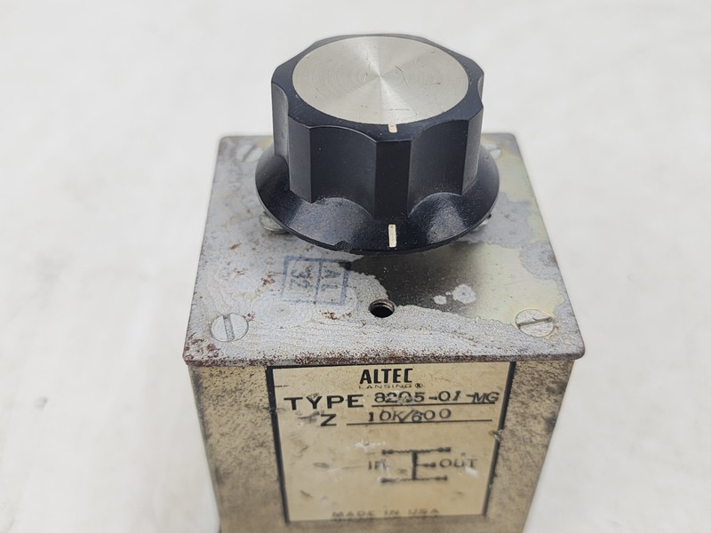 Vintage Altec 8205-01MG 10K 600 Attenuator Balanced Tube Audio POT 9200A AS IS gallery