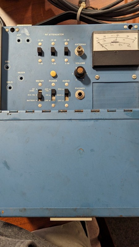 mcmartin tx-200a FM/SCA signal analyzer from the 70s