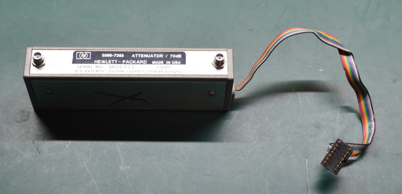 HP Agilent Keysight 5086-7365 Programmable Step Attenuator 70dB, DC-22GHz, 24V