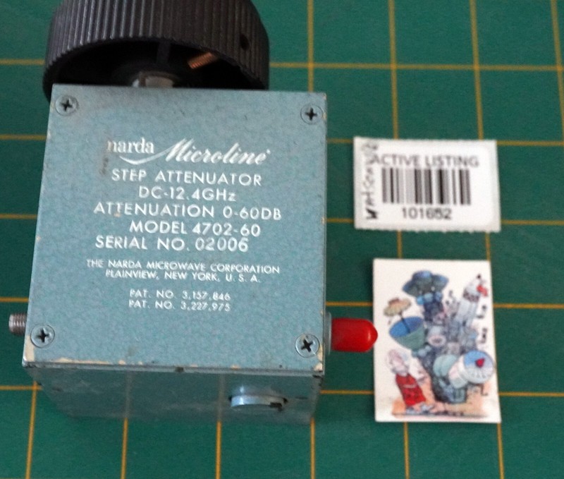 narda Microline STEP ATTENUATOR 4702-60 DC-12.4 GHz **HARD To FIND**