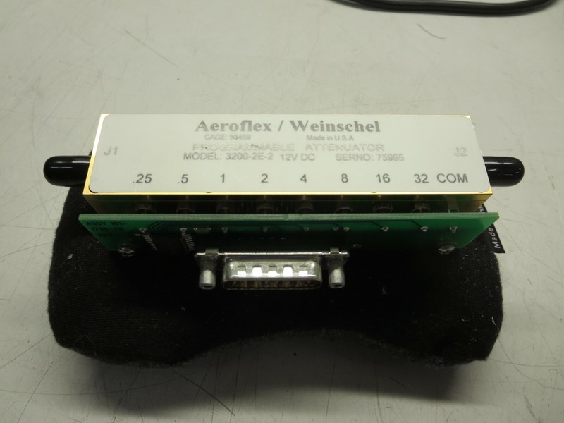 Aeroflex/Weinschel, 3200-2E-2, Programmable Attenuator, 12 VDC, SMAF, NOB gallery