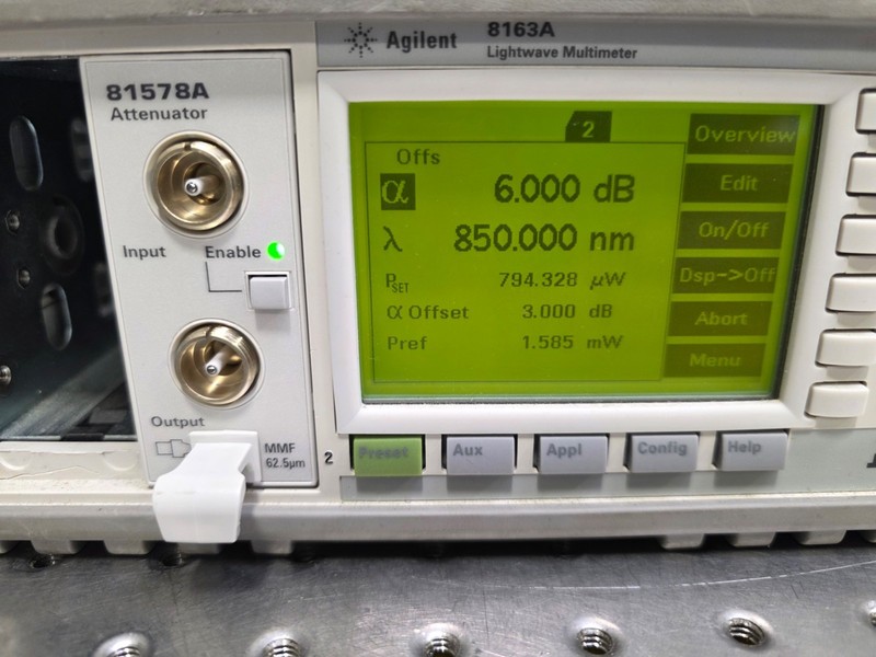 Keysight / Agilent / Hp 81578A, Optical Attenuator Opt: 062 ATO-29974 gallery