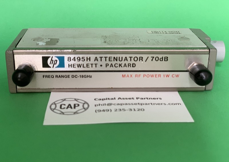 HP 8495H DC-18GHZ 70dB Option 002 Attenuator