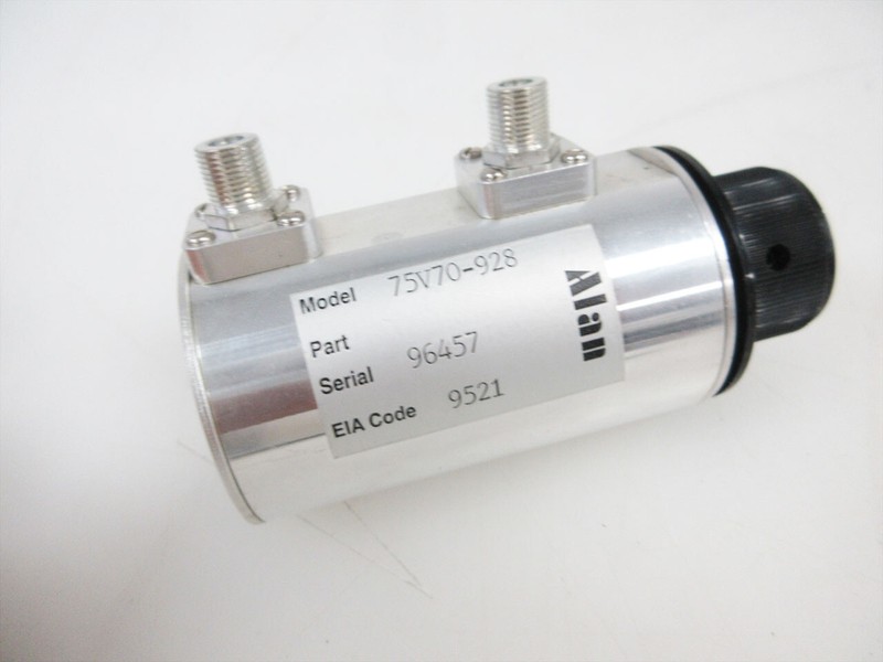 Alan 75V70-928 70 dB RF MICROWAVE FREQUENCY COAXIAL STEP ATTENUATOR BNC 75 OHM gallery
