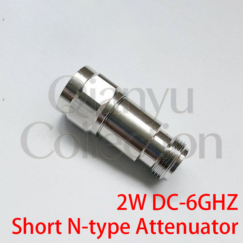 2W N-Type RF DC-6GHz 1-20dB 50Ω N Male to Female Coaxial Fixed Attenuator