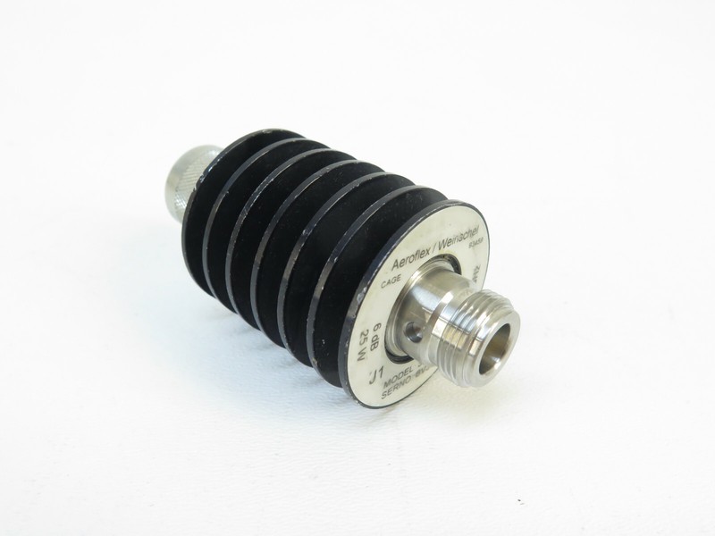Aeroflex Weinschel 34-6-34 Medium Power Fixed Coaxial Attenuator 4GHz 25W 6dB gallery
