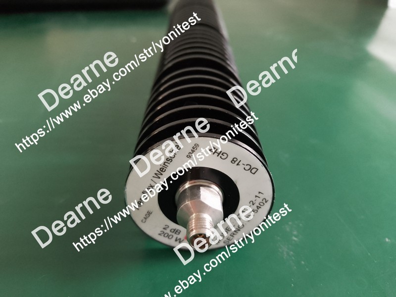Aerofiex/weinschel imported attenuator 6713-2-11, DC-18GHz 2dBm 200W