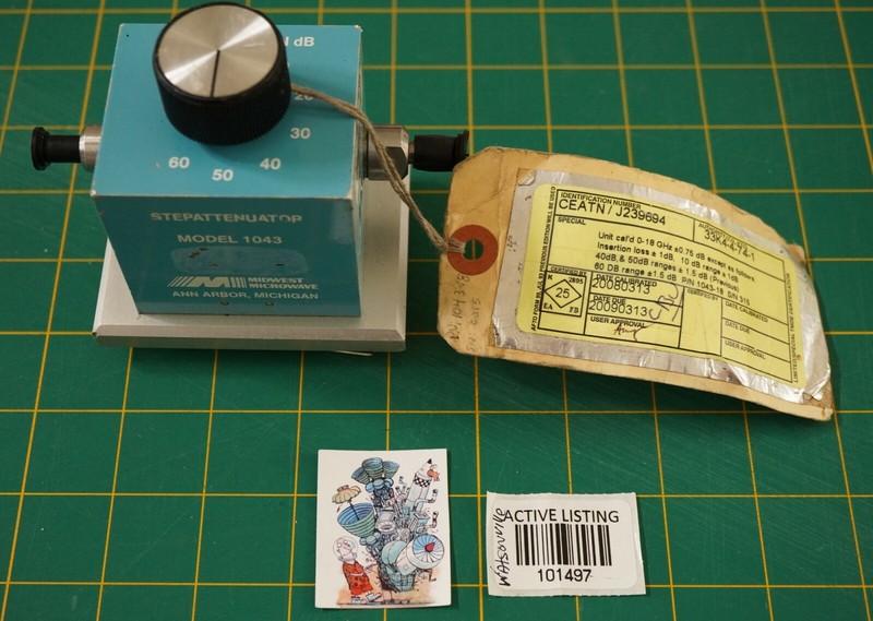 Midwest Microwave 1043 Step Attenuator SMA, DC-18GHz gallery