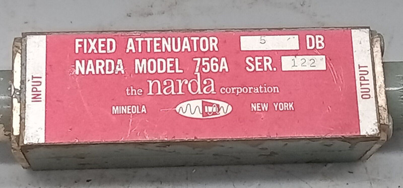 Narda 756A Fixed Attenuator 5 DB gallery