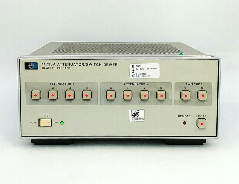 Agilent (HP) 11713A Attenuator / Switch Driver (S/N: 3748A06874) Clean & Tested
