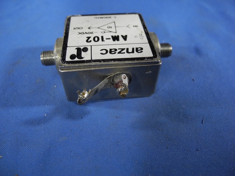 Anzac AM-102 RF Amplifier 5-300 MHz 20VDC (Working Pull) gallery