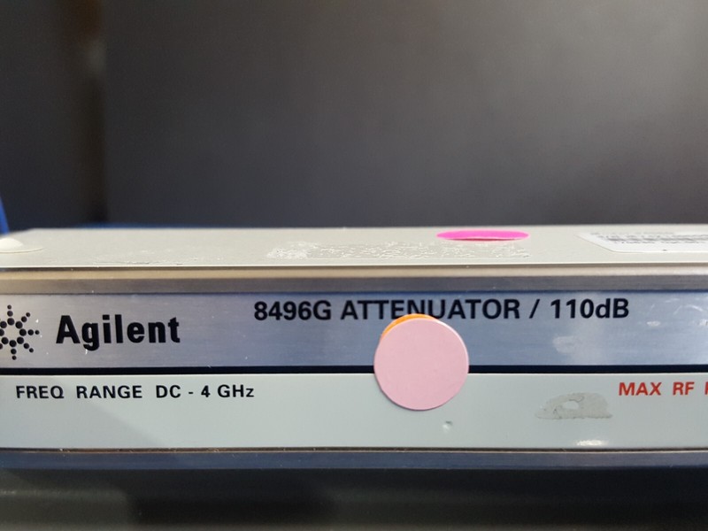Agilent 8496G: Programmable Step Attenuator, 4 GHz, 110dB, W/Opt. 001 (0559) gallery