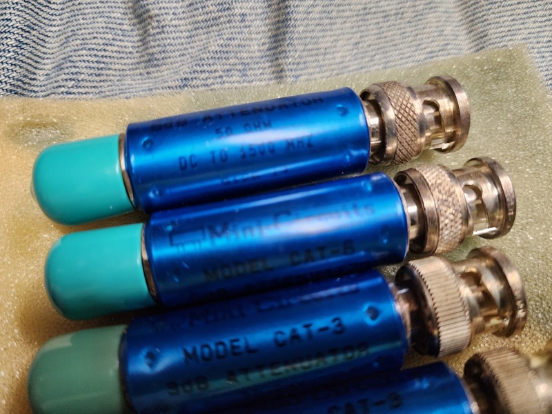 Mini-Circuits CAT-6 Attenuator 6dB OHM - DC TO 1500 MHZ (9610 13) & CAT-3 gallery