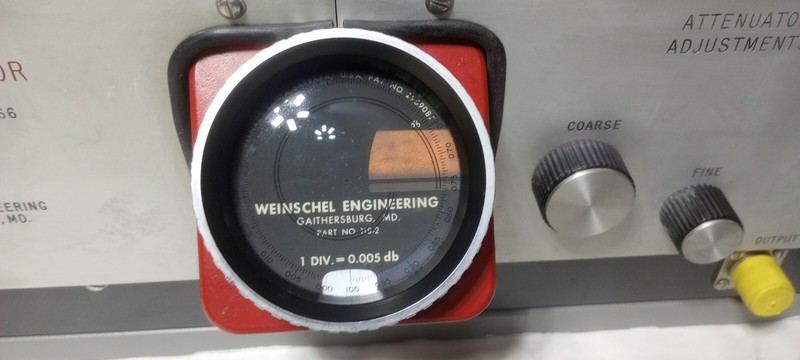 Working Weinschel Engineering PA-2 Precision 30 MHz RF Attenuator gallery