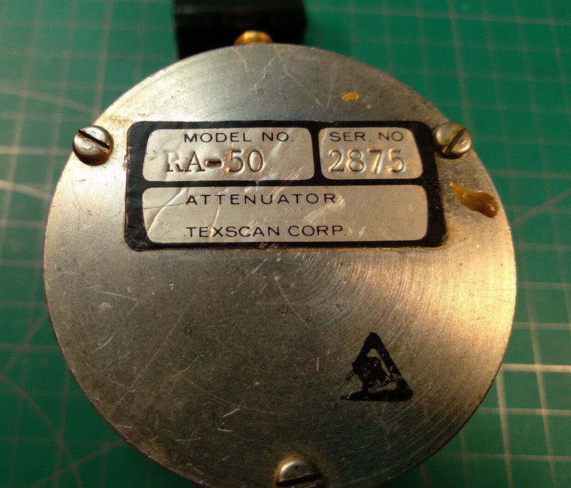 Texscan Variable Attenuator, DC - 2.00 GHz, 0-10 dB, RA-50. gallery