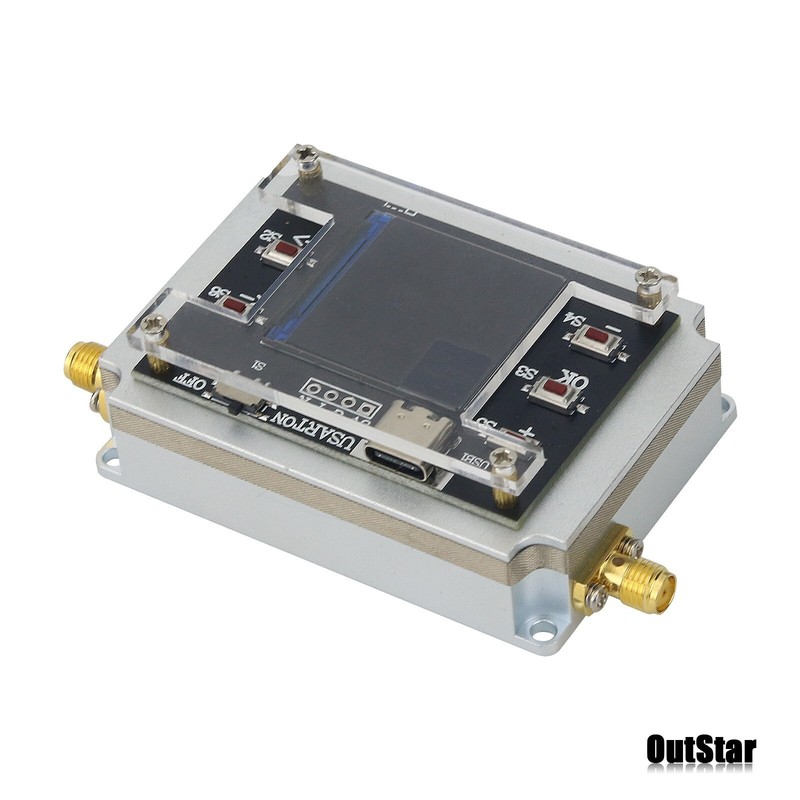 DC-8GHz Digital Programmable Attenuator Isolation Attenuator 1.3-in TFT Screen gallery