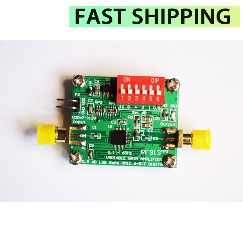 RF913 0.1G-6GHz RF Attenuator Module Radio Accessory w/ Amplification Function- gallery