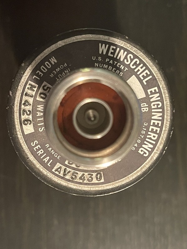 WEINSCHEL ENGINEERING M1426 ATTENUATOR 50 Watts DC-8 GHz - New