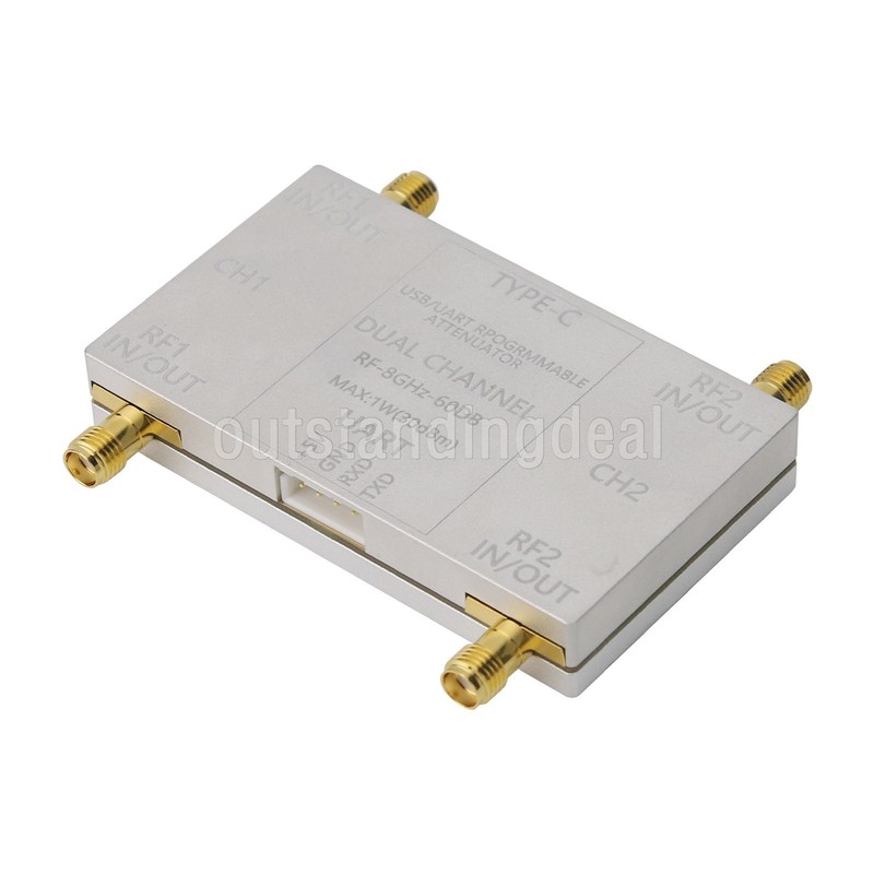 LF-8GHz Dual Channel RF Attenuator Module + Offline Control Module + TTL Cable gallery