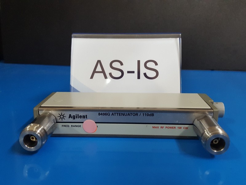 Agilent 8496G: Programmable Step Attenuator, 4GHz, 110dB, Opt. 001, AS-IS (0247)